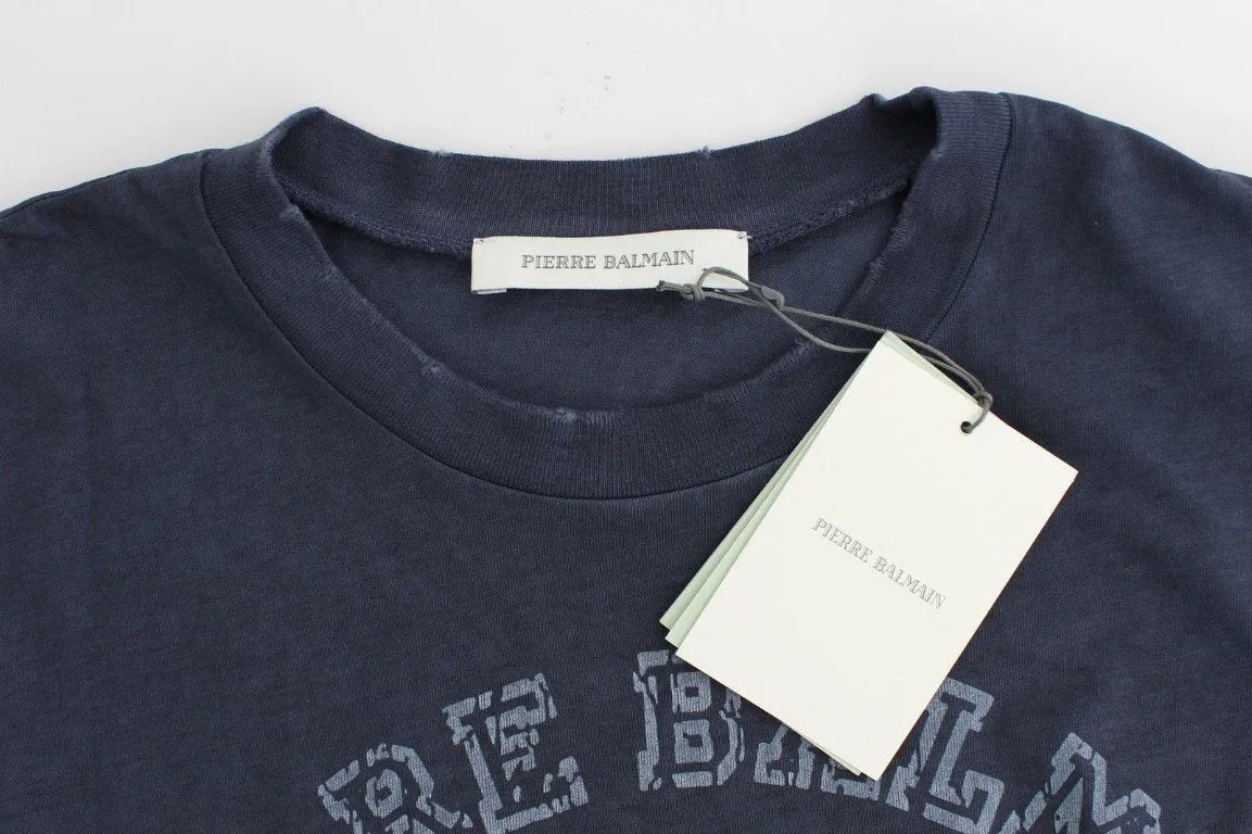 Blue branded t-shirt
