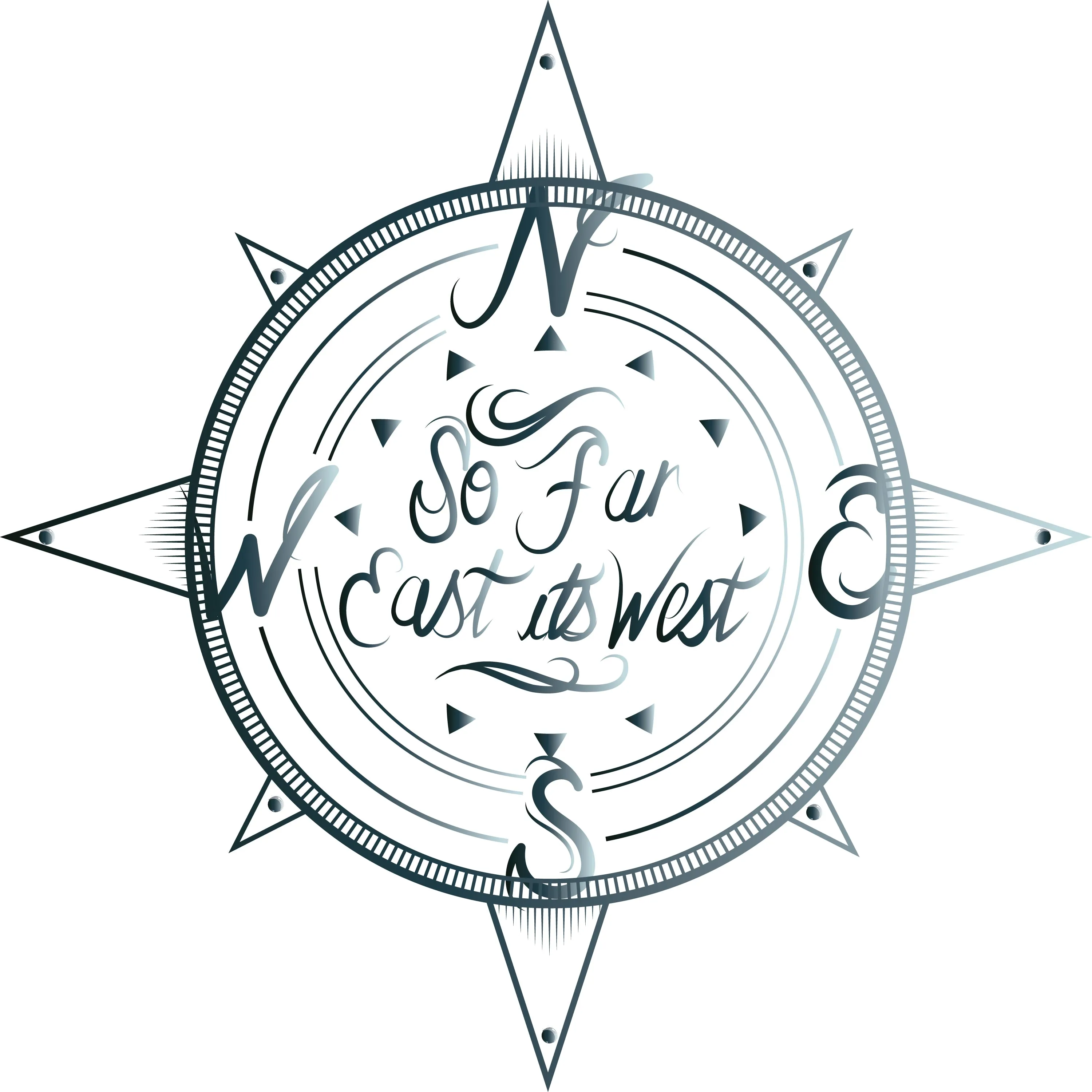 Blue Compass Logo T-Shirt