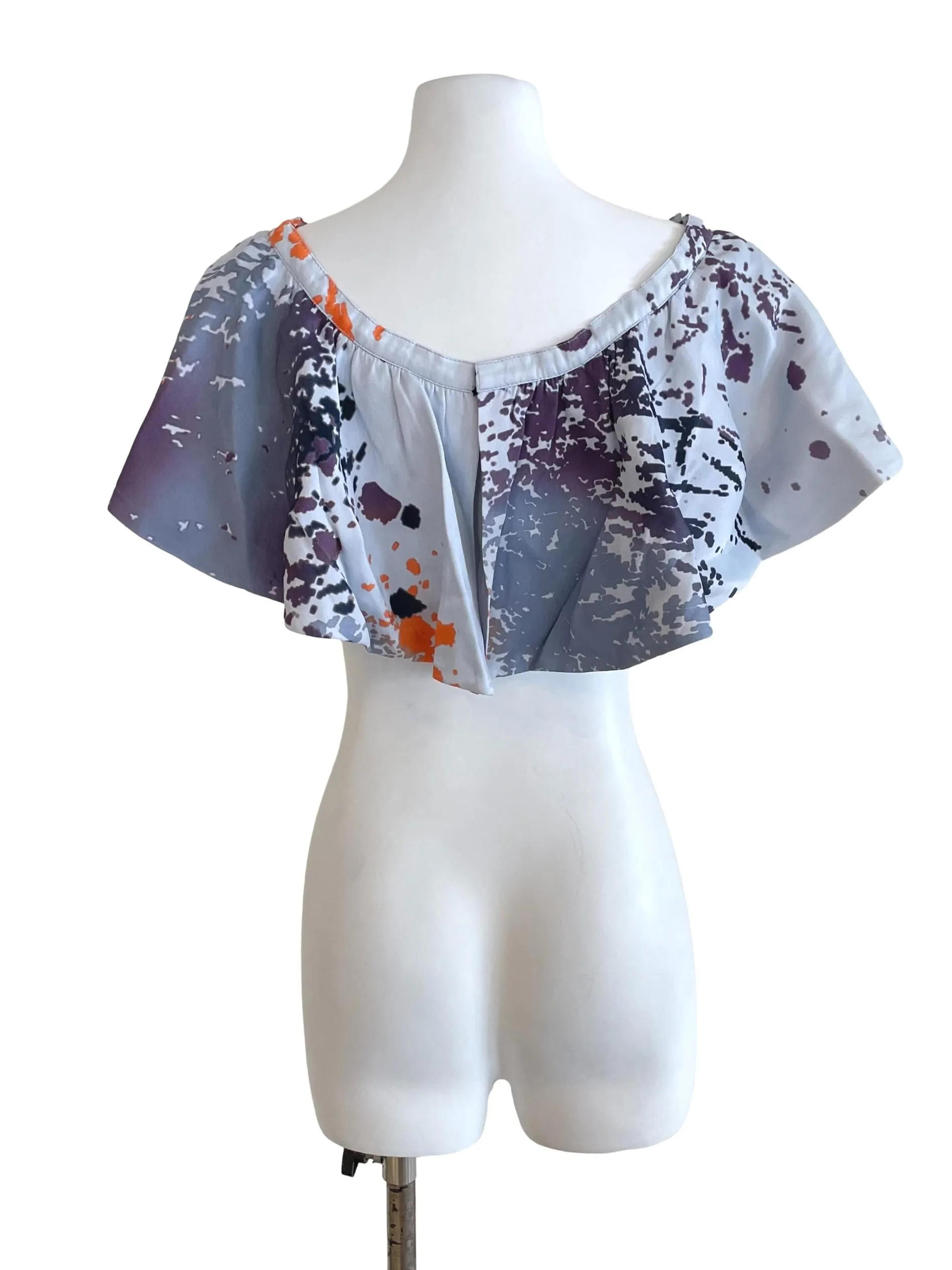 Blue Paintings Mini Cape