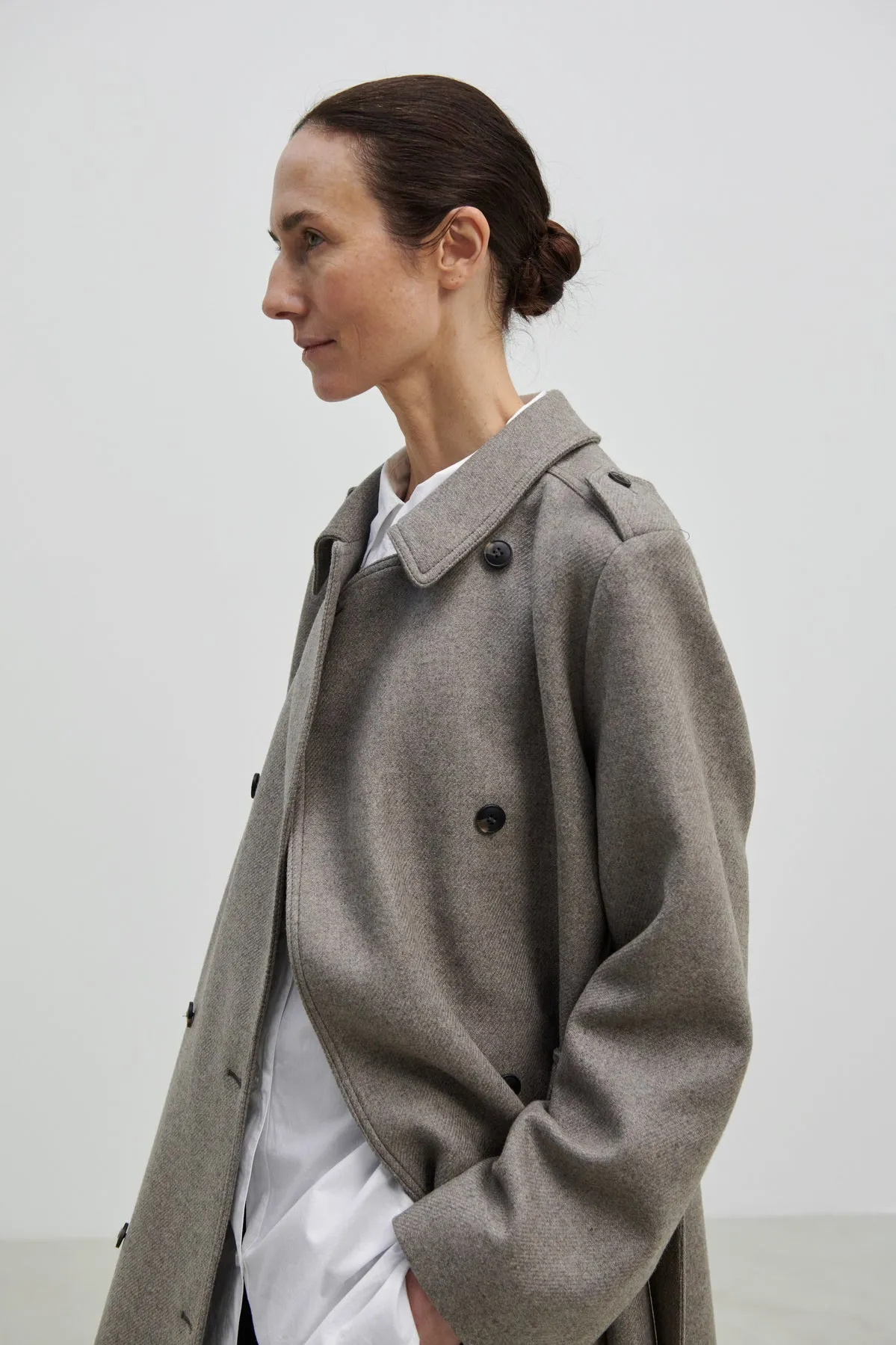 Bobby Winter coat in ash brown