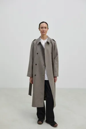 Bobby Winter coat in ash brown