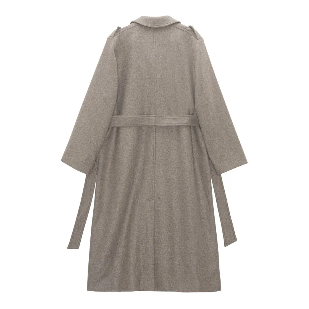 Bobby Winter coat in ash brown