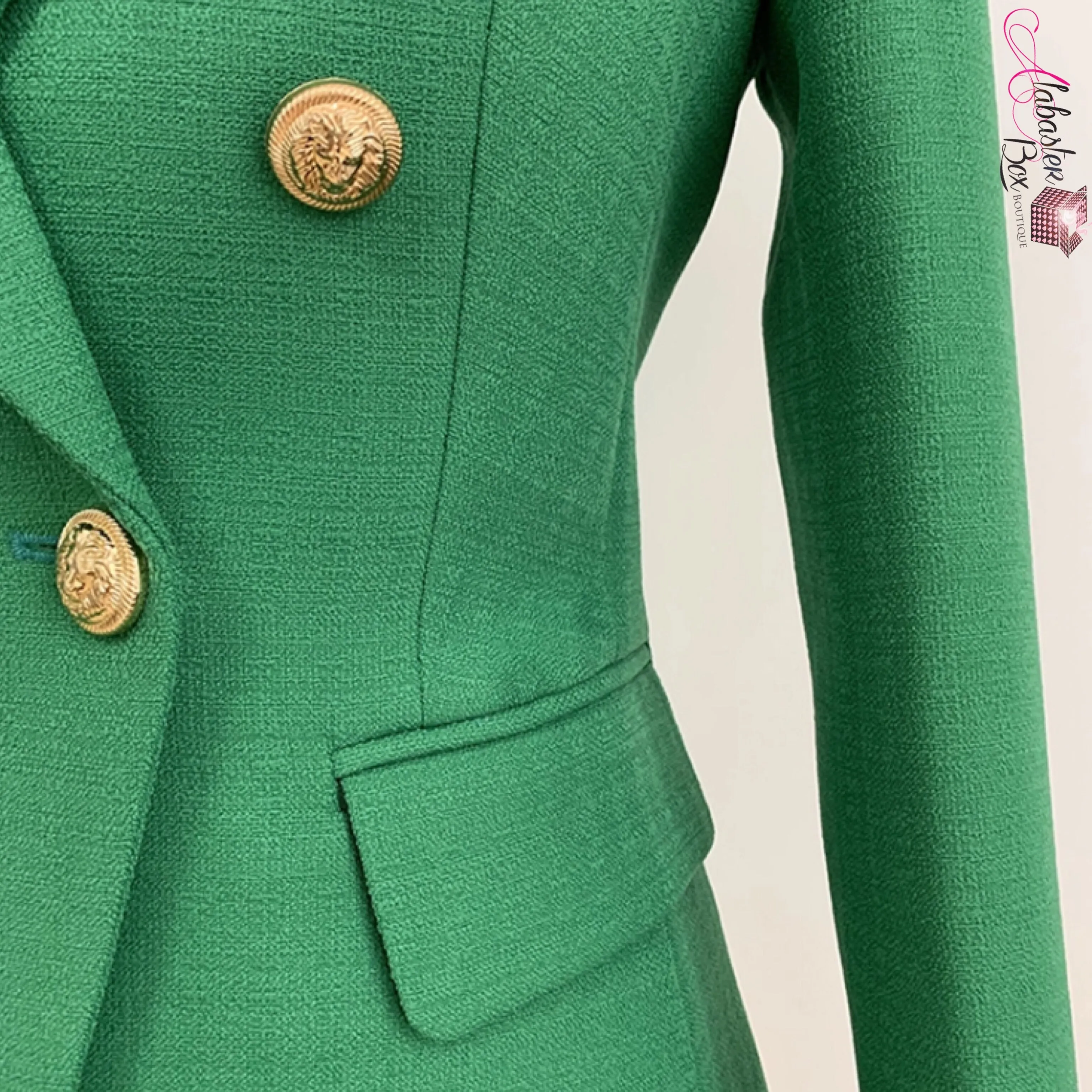 Boss Lady  Blazer- Emerald Green