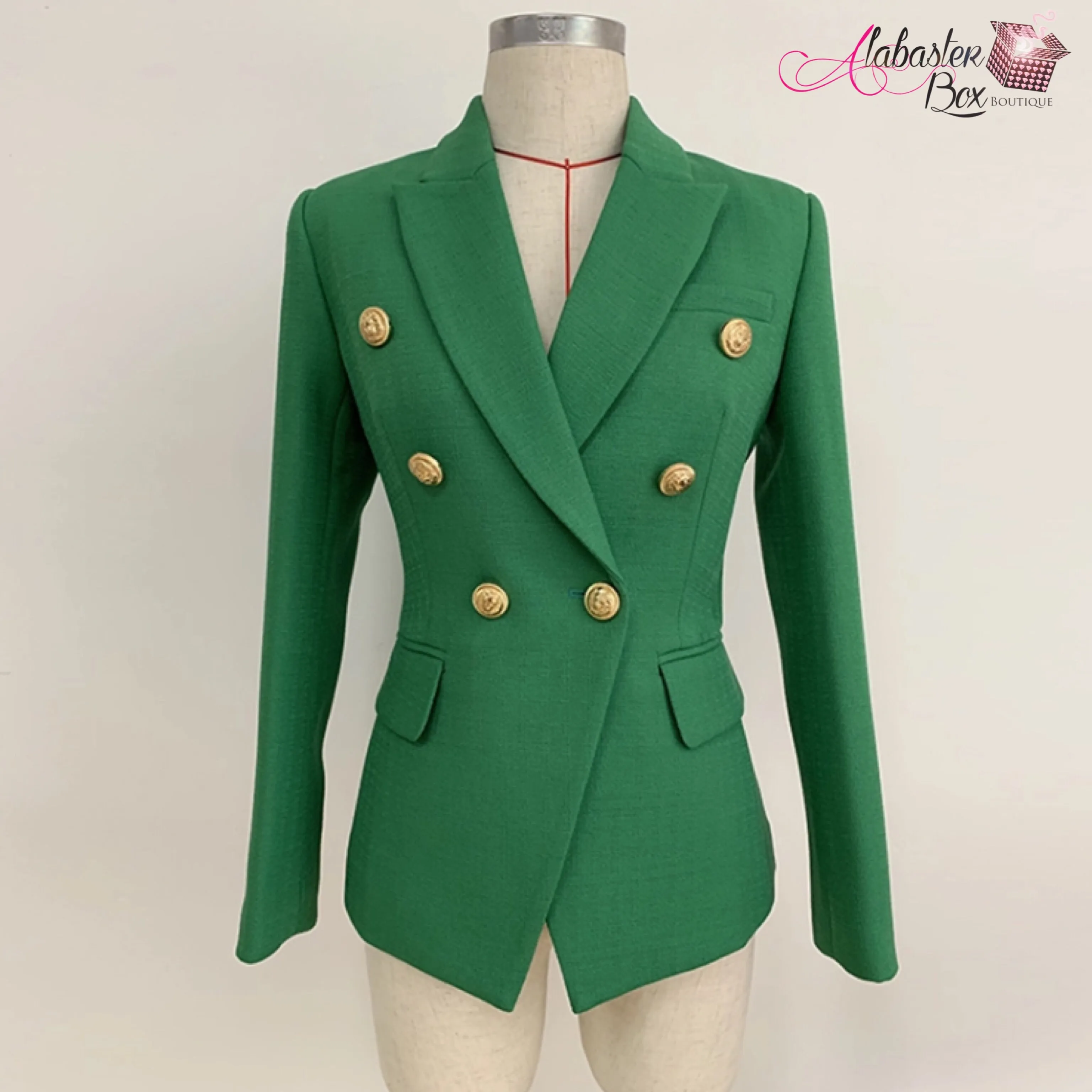 Boss Lady  Blazer- Emerald Green