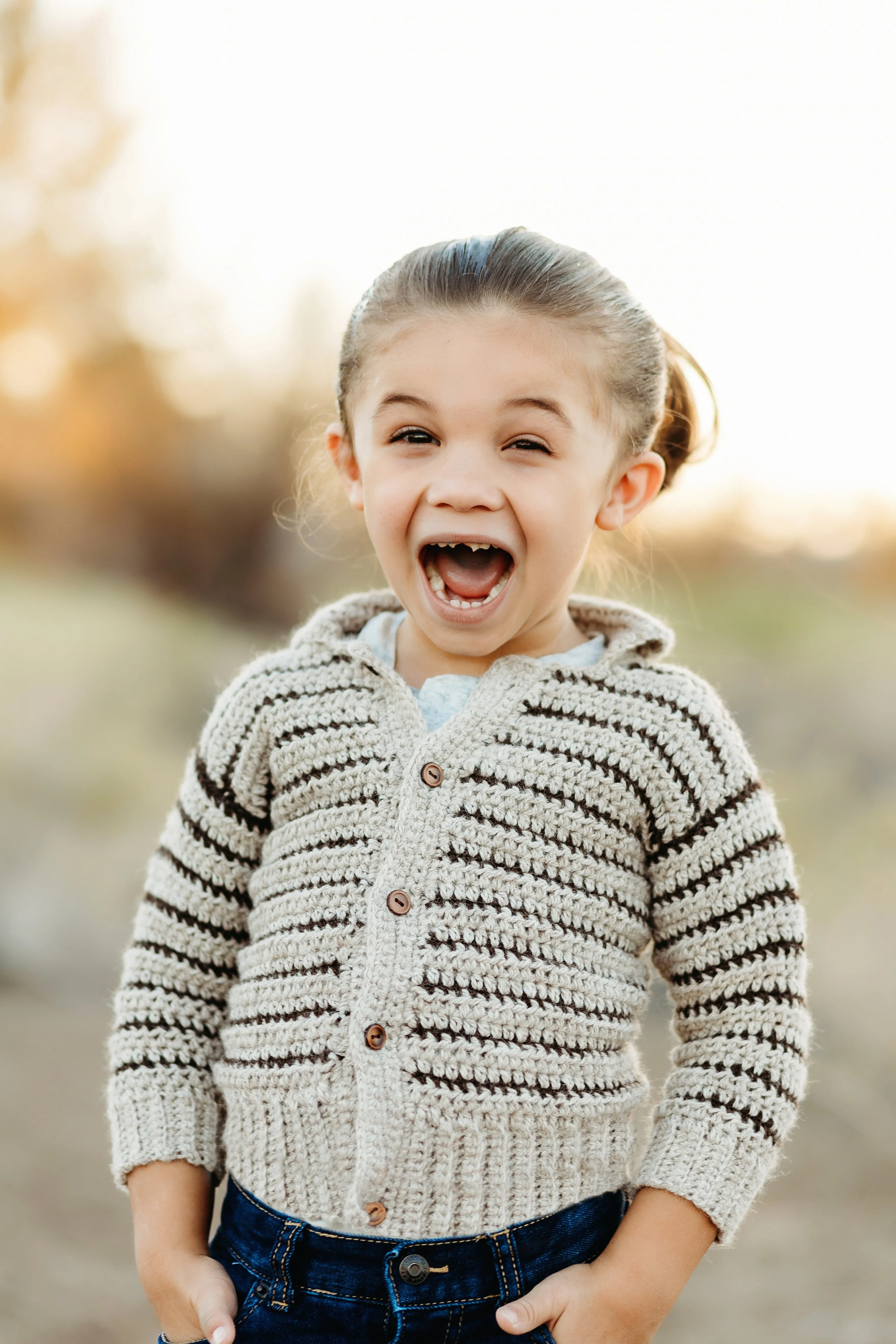 Boys' Pinstripe Sweater Crochet Pattern