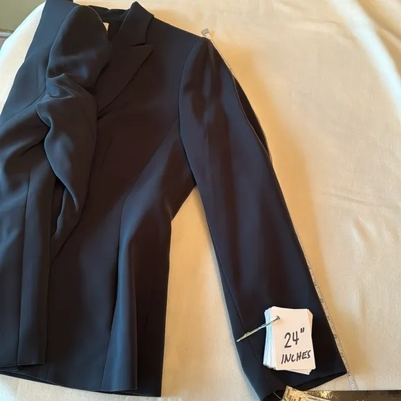 Brand New Kasper Double Breasted Slate Blue/Gray Blazer