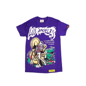 BRAND X LOS ANGELES TSHIRT (PURPLE)