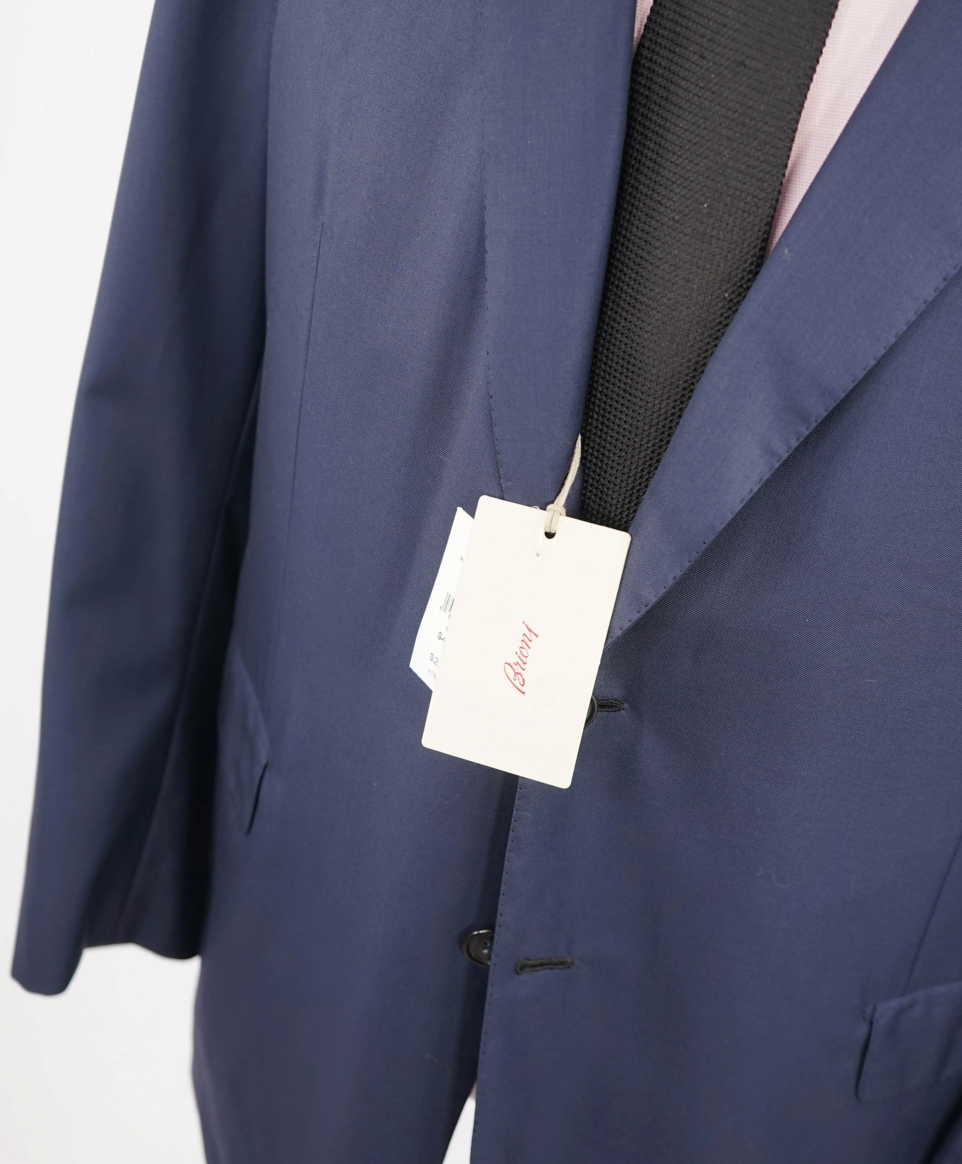 BRIONI - NAVY 160'S 2-Button "COLOSSEO" Hand Made In Italy Blazer - 60R US