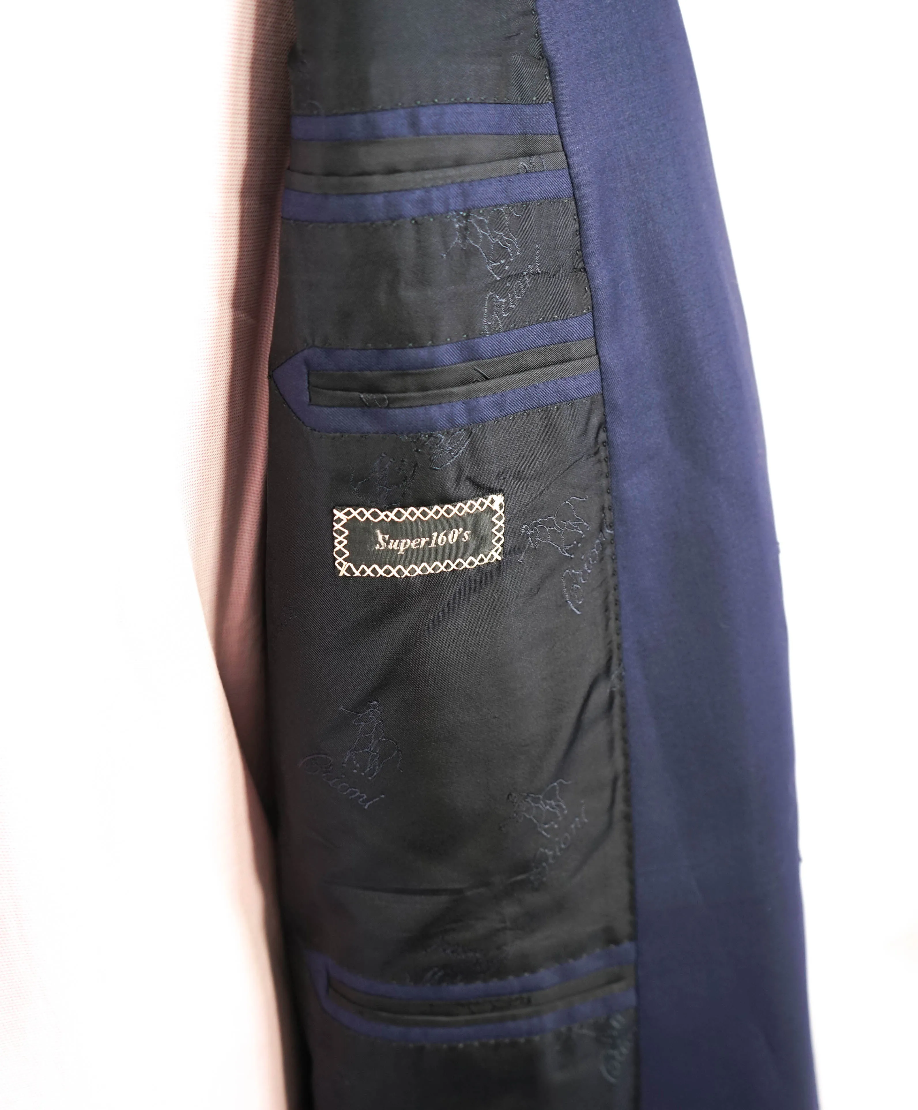 BRIONI - NAVY 160'S 2-Button "COLOSSEO" Hand Made In Italy Blazer - 60R US
