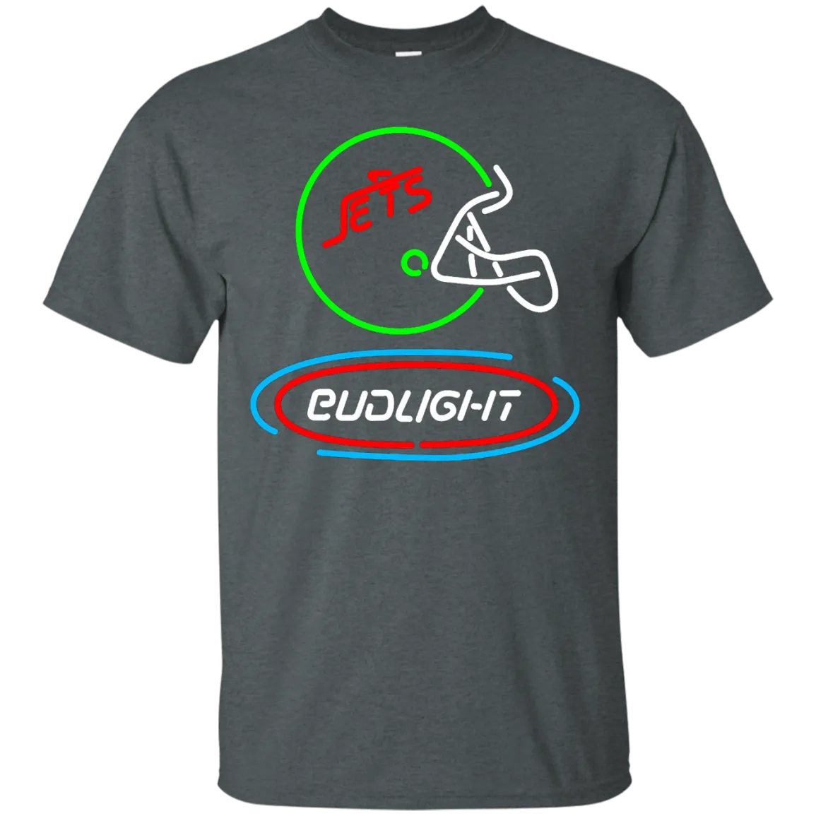 Bud Light Beer T-Shirt Custom Designed Graphic Pattern Jets Helmet