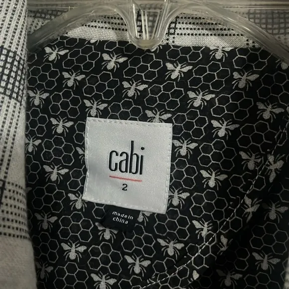 Cabi 5292 Valentina Plaid/Gingham Blazer Size 2
