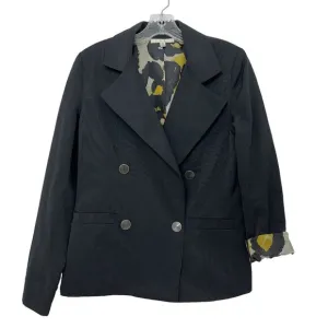 Cabi Luxe Tux leopard print lined double breasted women's jacket blazer size 4