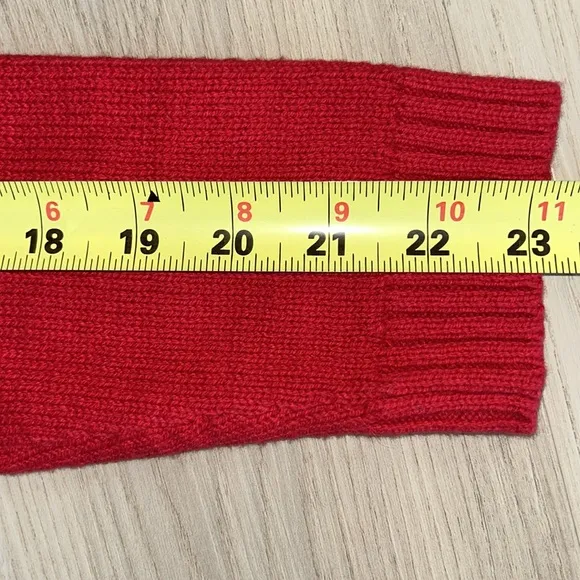 Calvin Klein Red and Black Cowl neck Lightweight Sweater -Size Medium