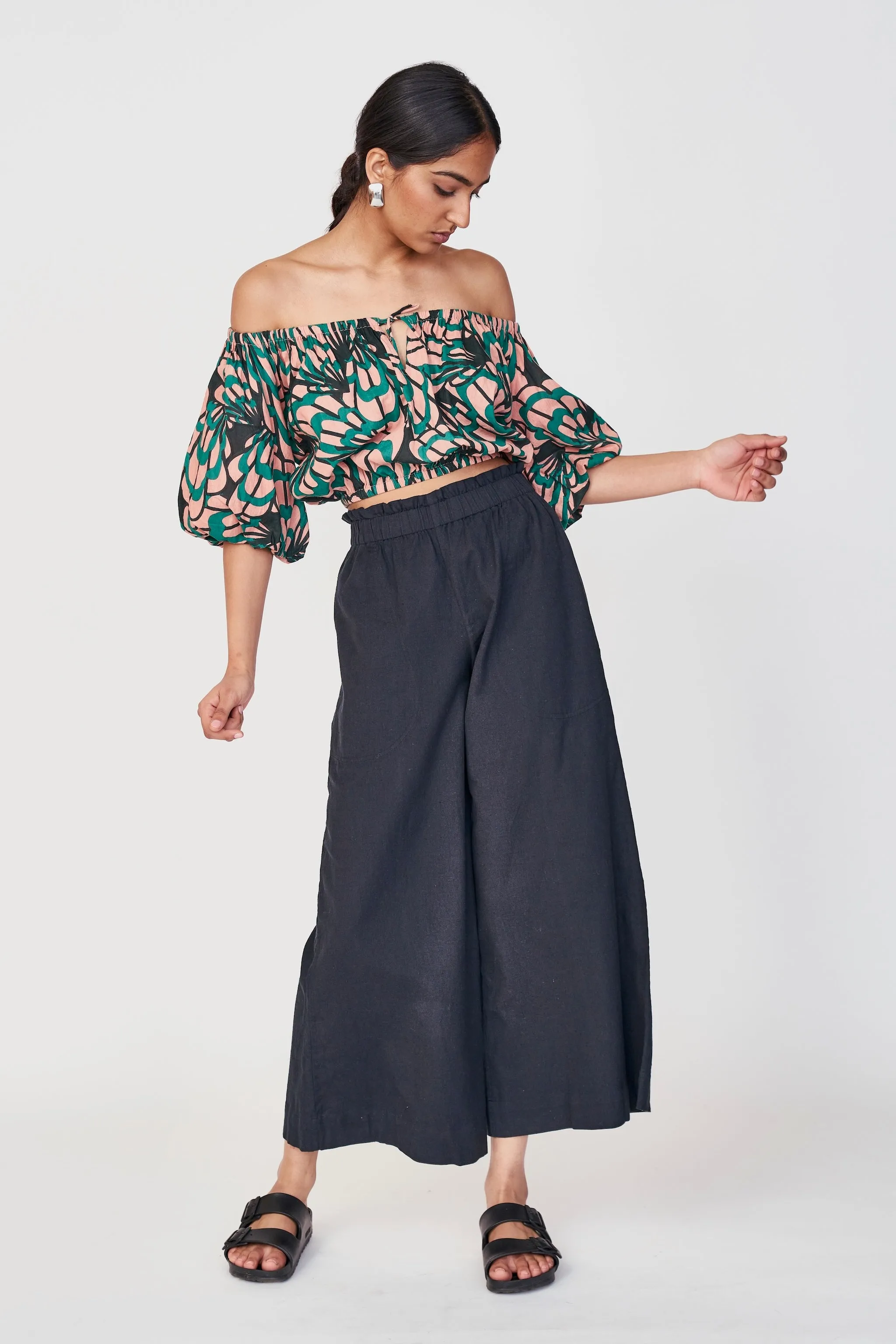 Capri Bubble Top in Paradise Shell