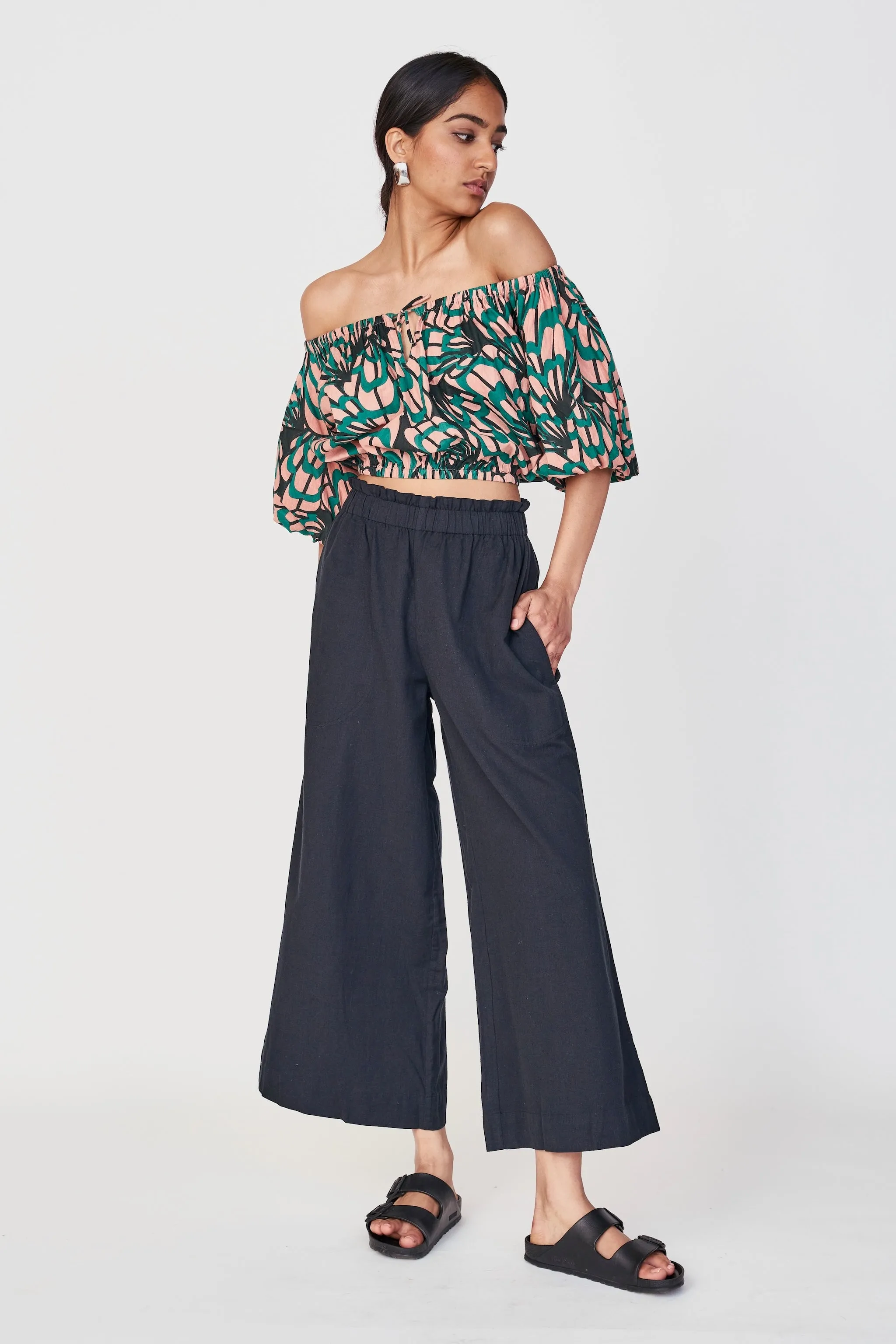 Capri Bubble Top in Paradise Shell