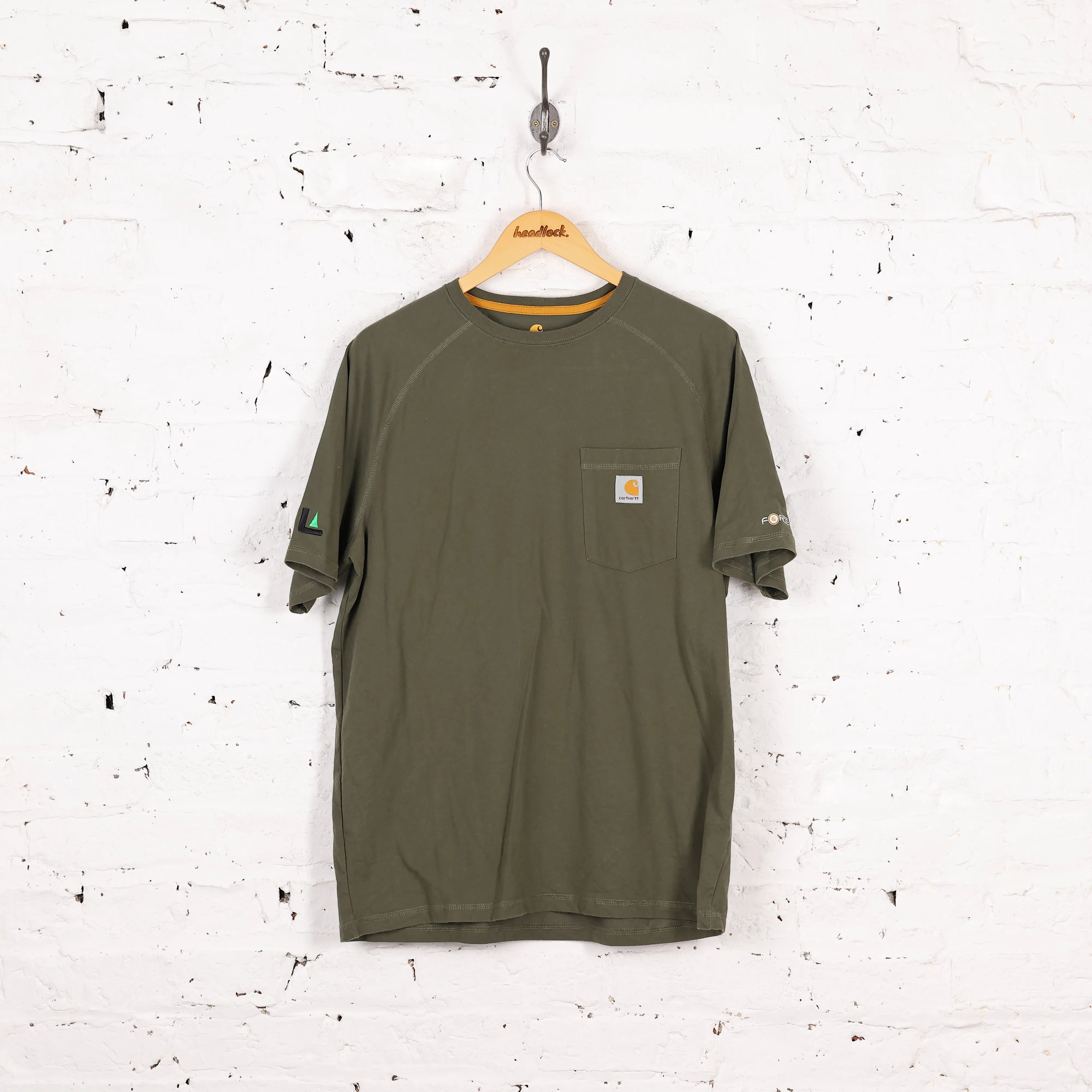Carhartt Pocket T Shirt - Green - L