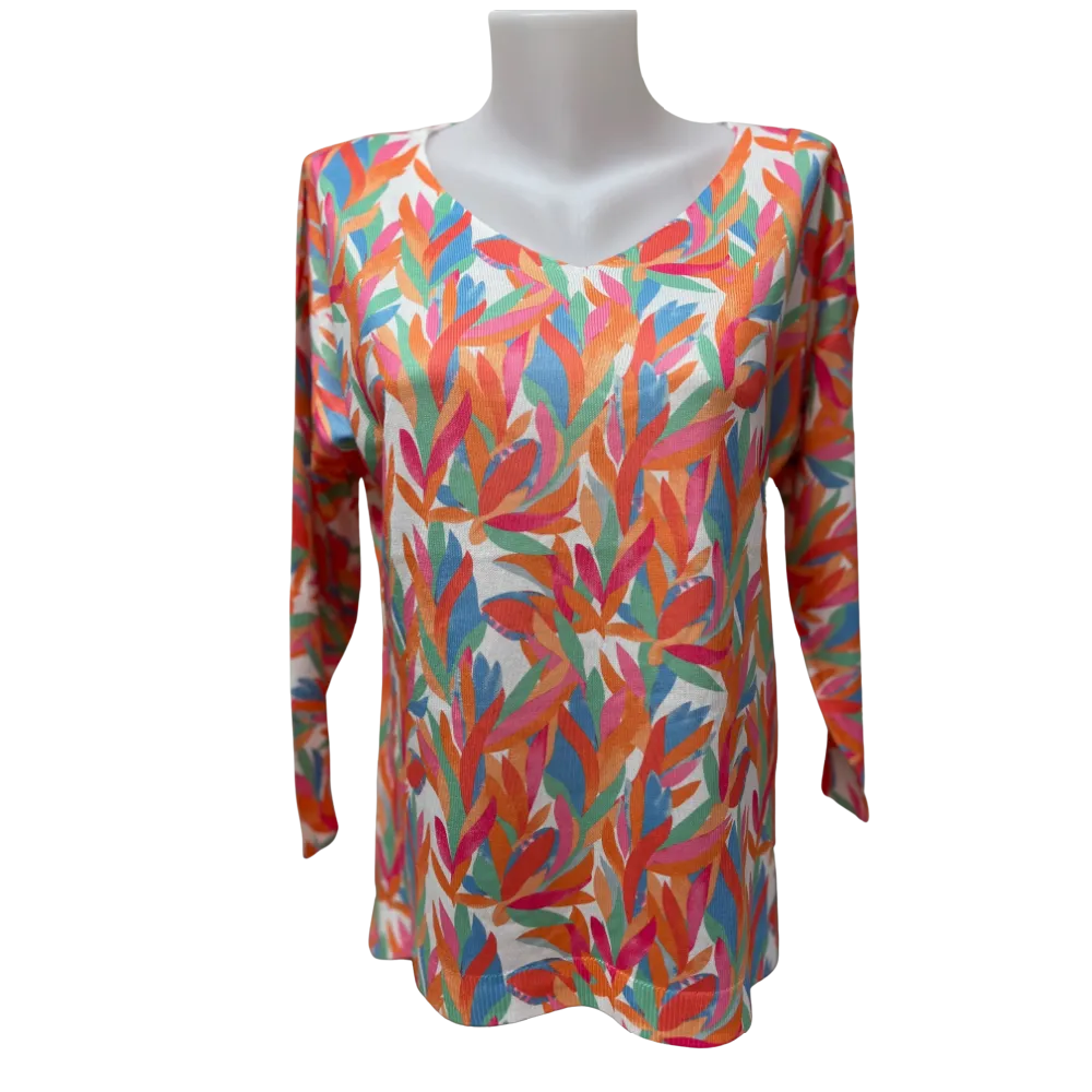 Carre Noir Top Multi Color 6852