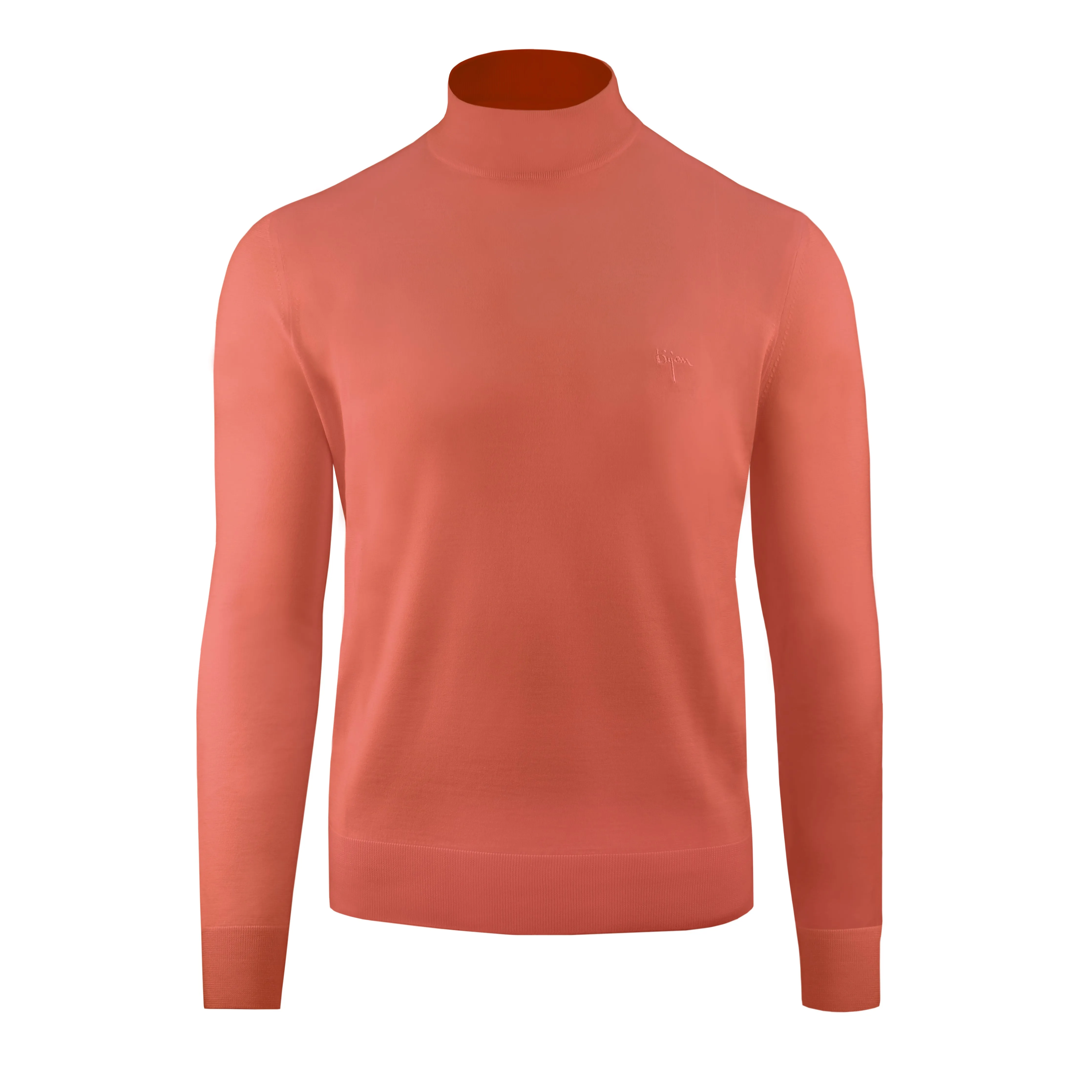 Cashmere and Silk Mock Neck Sweater