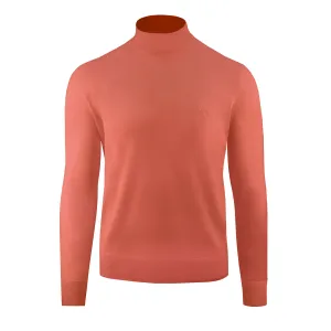 Cashmere and Silk Mock Neck Sweater