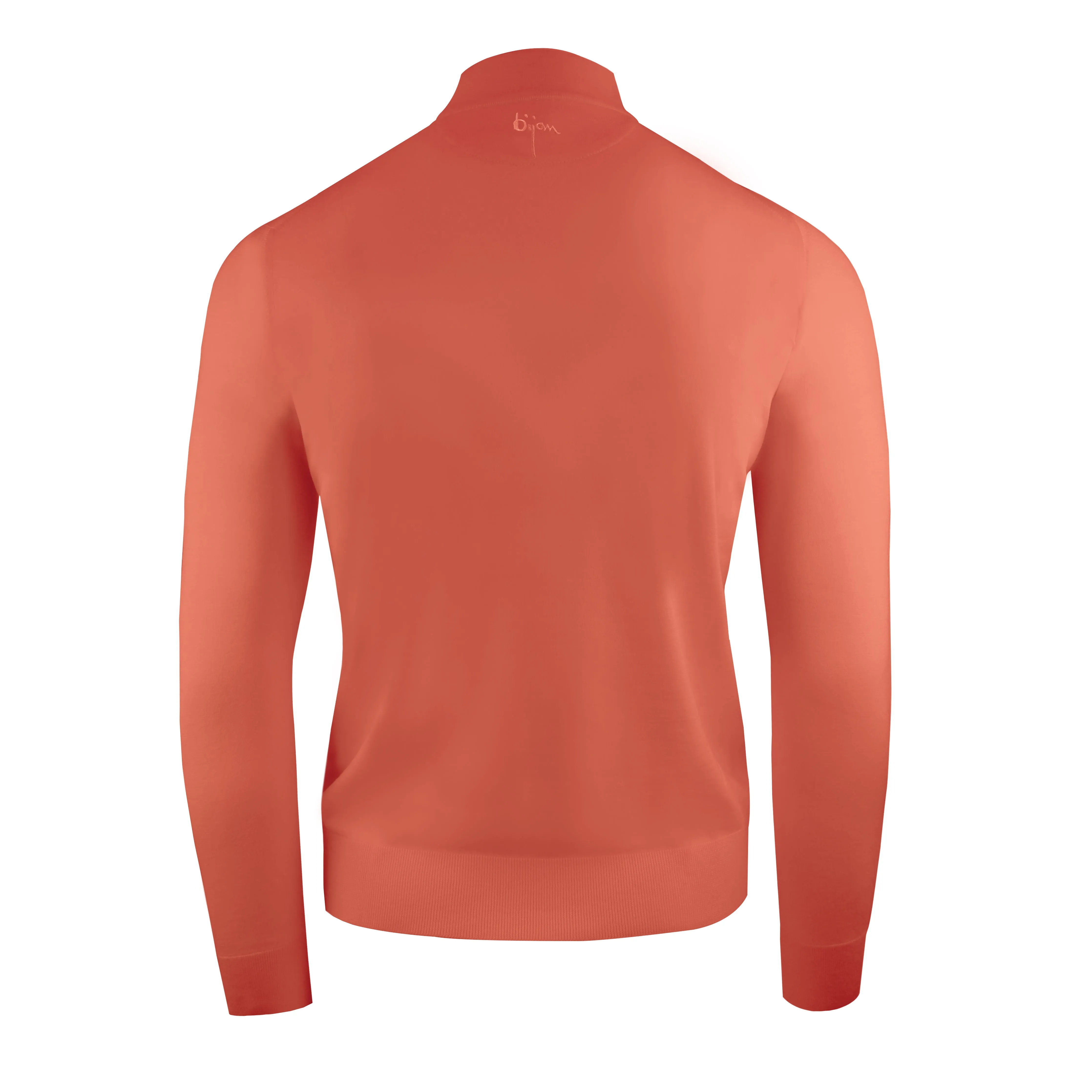Cashmere and Silk Mock Neck Sweater