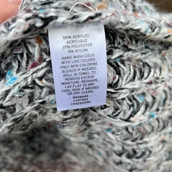 CASLON Multicolored Knit Open Cardigan Sweater Women's SIZE small NWT