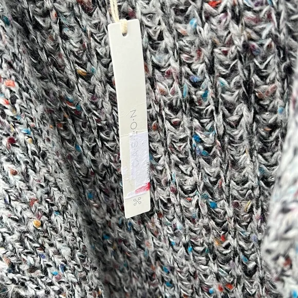 CASLON Multicolored Knit Open Cardigan Sweater Women's SIZE small NWT