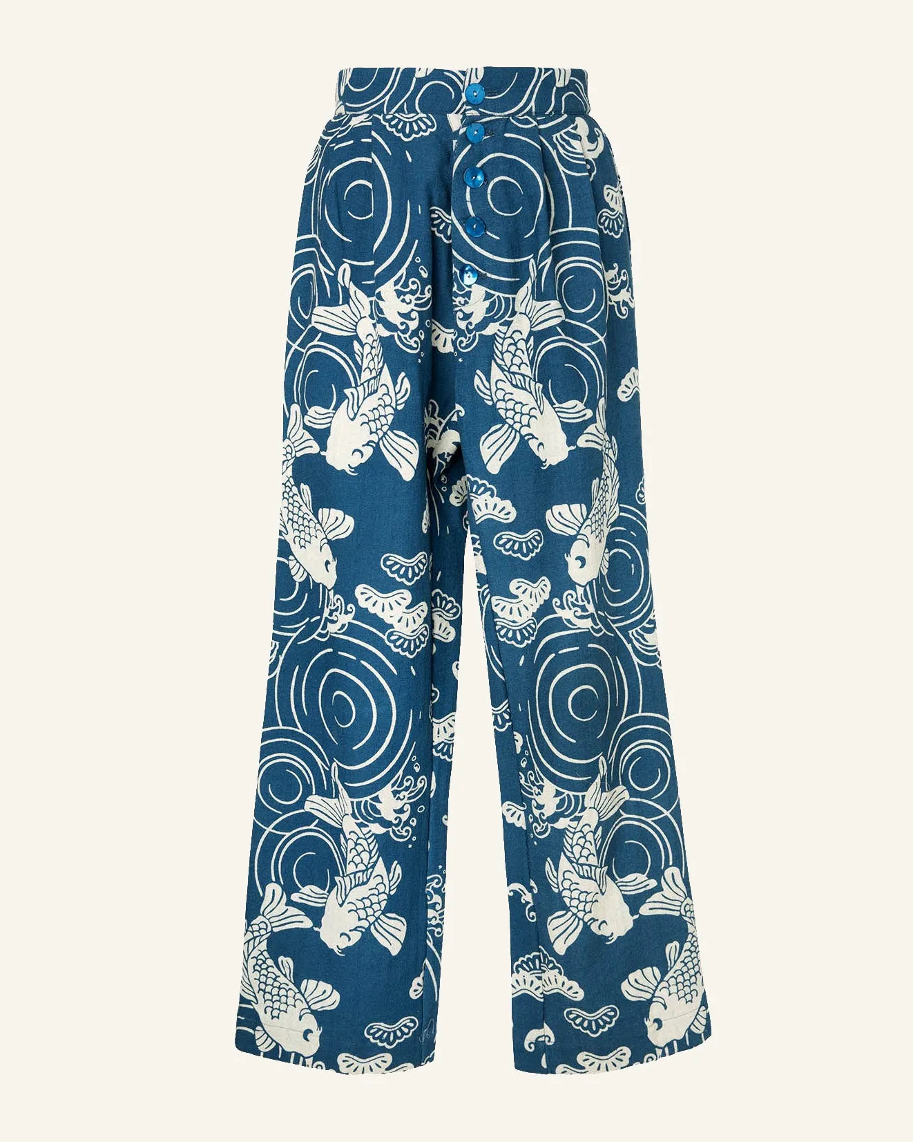 Catch Blue Fish Pant