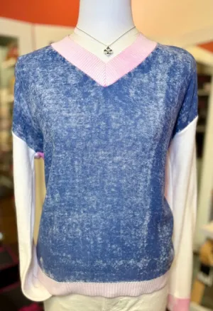 CB  VNeck Sweater Denim