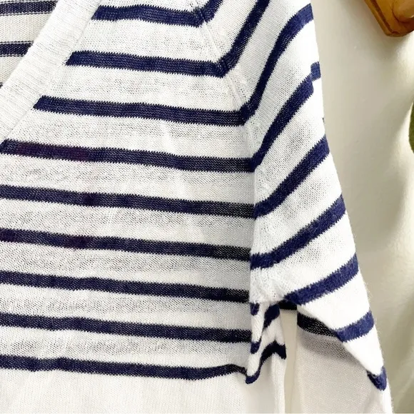 Central Park West Striped Capri Sweater