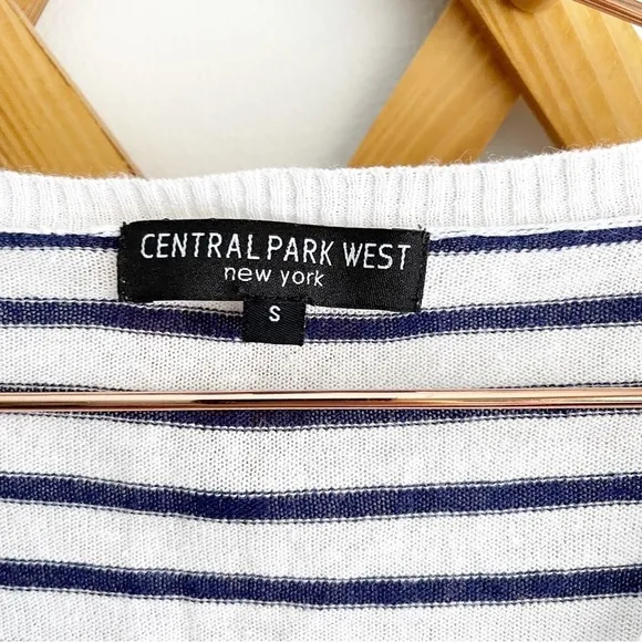Central Park West Striped Capri Sweater
