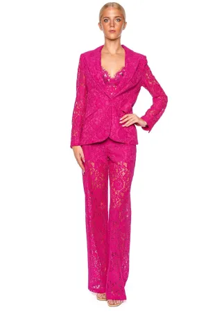 Chamberlain Lace Single Breasted Blazer