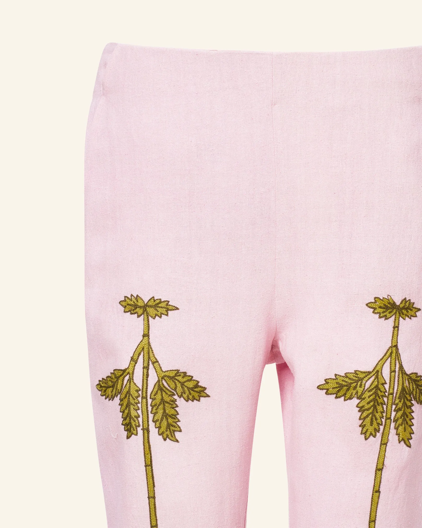Charlie Crocus Embroidered Pant