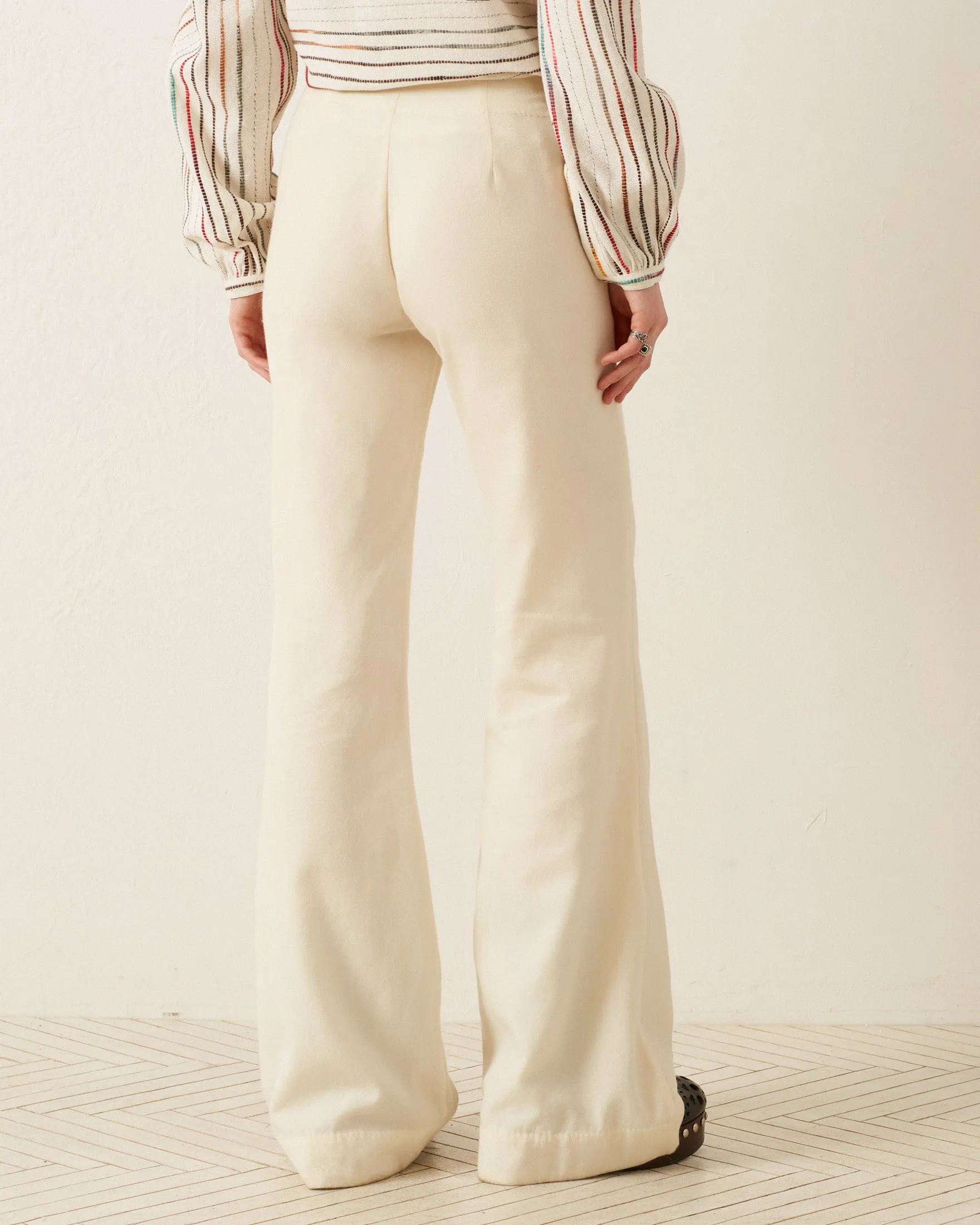 Charlie Ivory Prism Pant