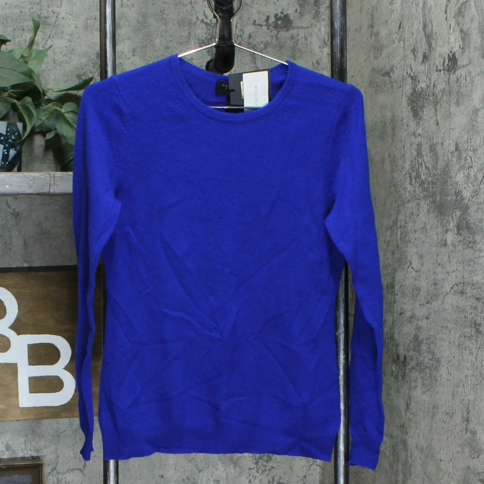 Charter Club Women's Crew Neck Cashmere Sweater