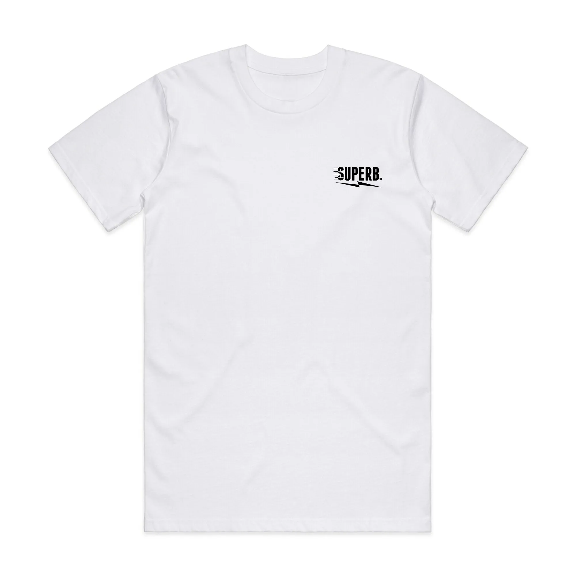 Chest Logo  Tee - White