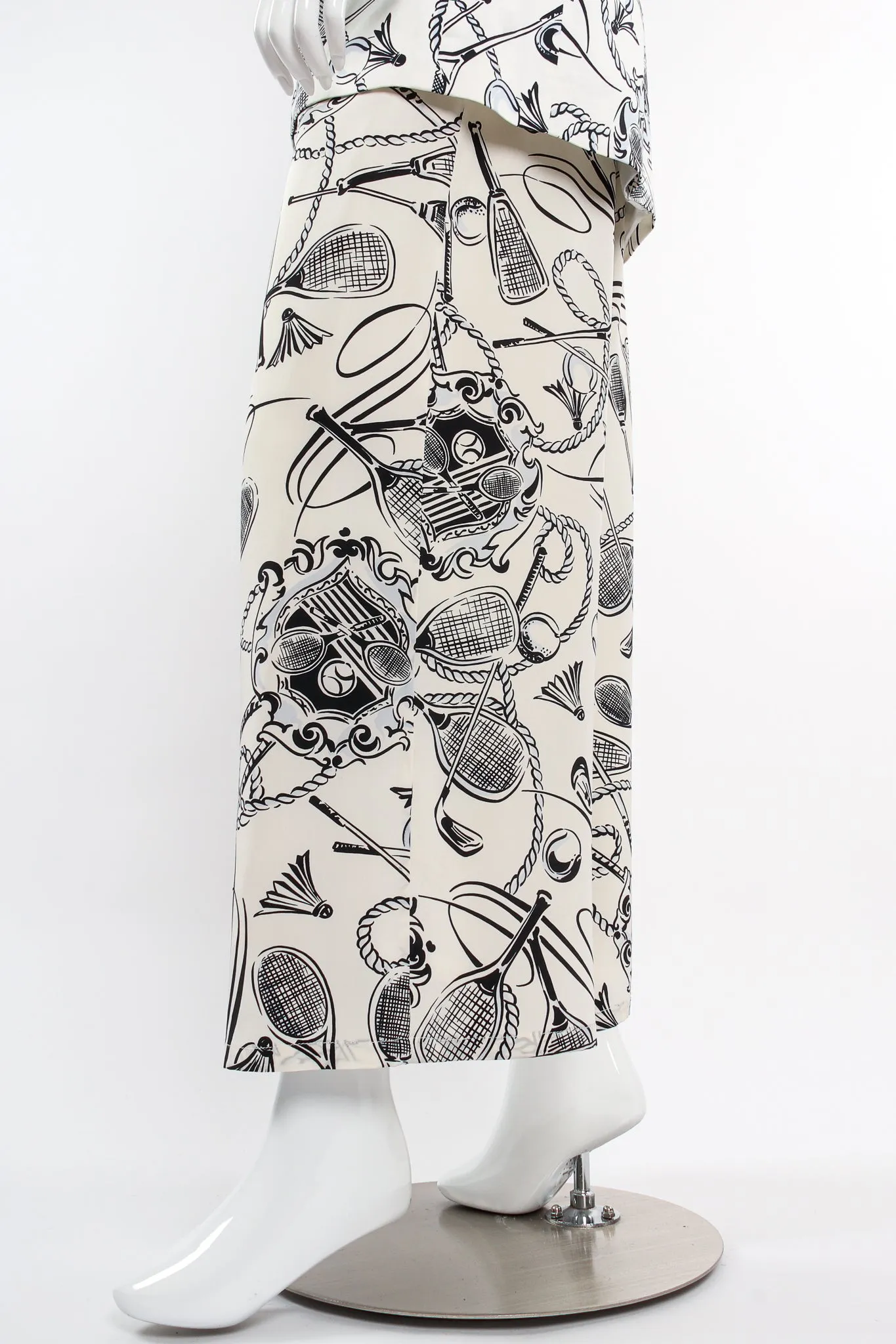 Club Sport Print Silk Pant