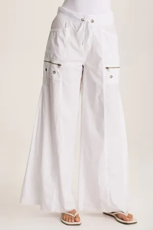 Coline Poplin Wide Leg Pant