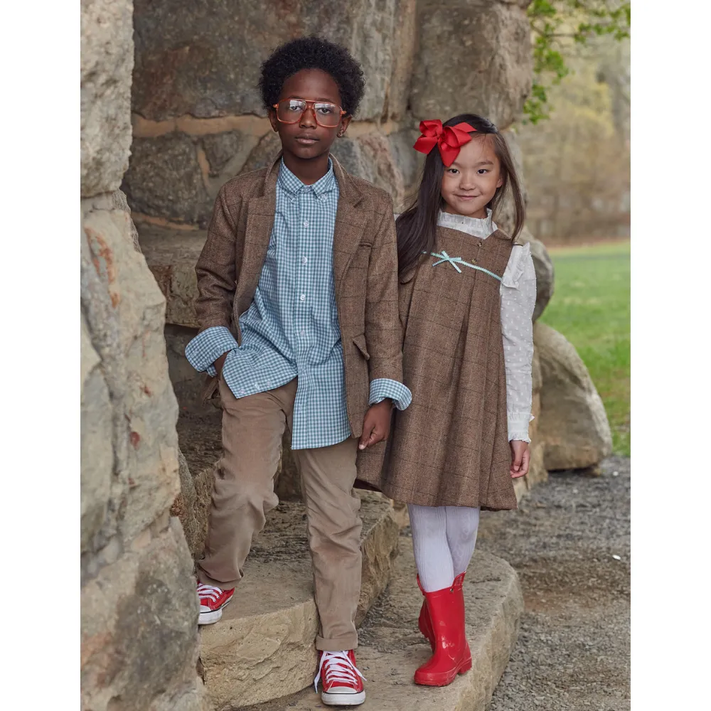 Corduroy Boy's Slim Pant -- Coconut Cord