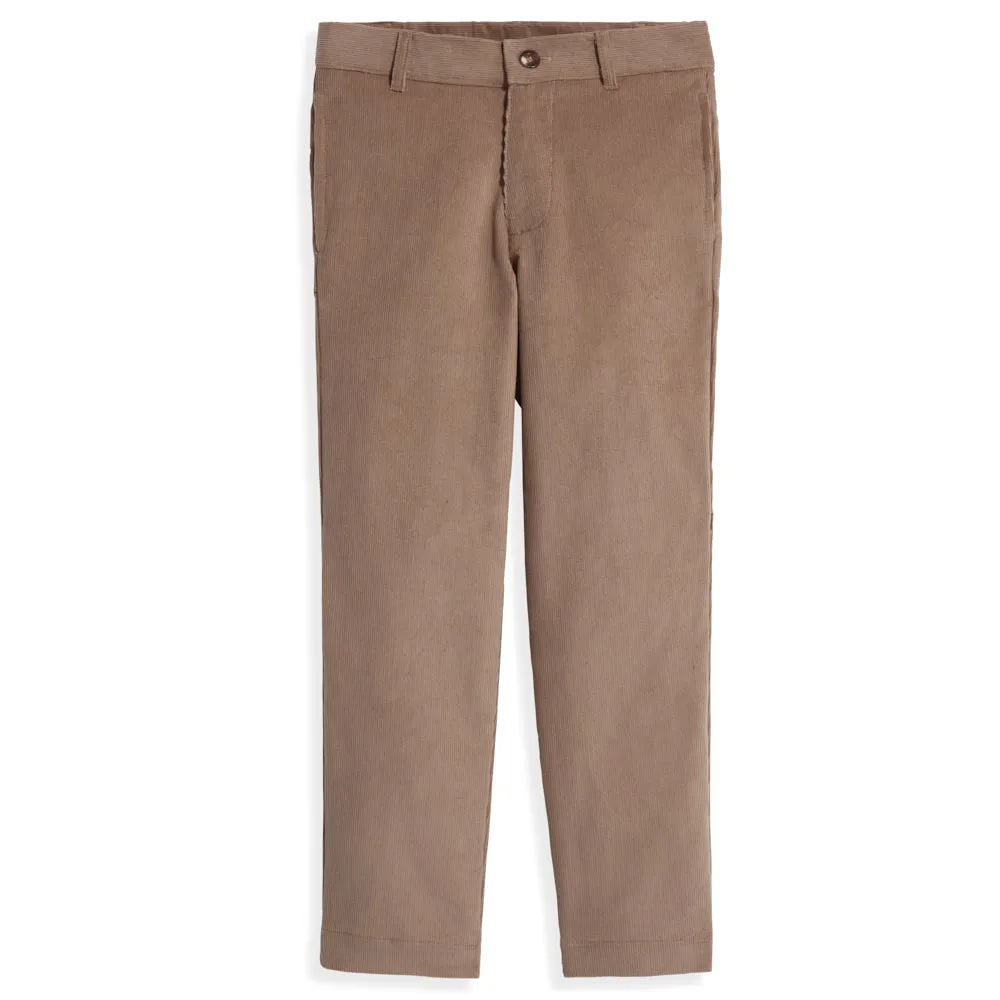 Corduroy Boy's Slim Pant -- Coconut Cord