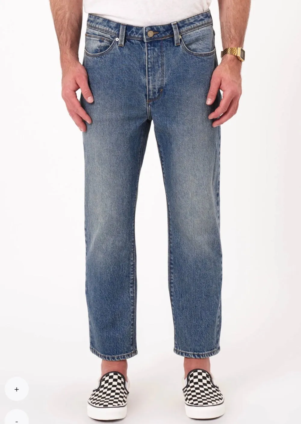 Crop Straight Alex Mid Vintage Indigo