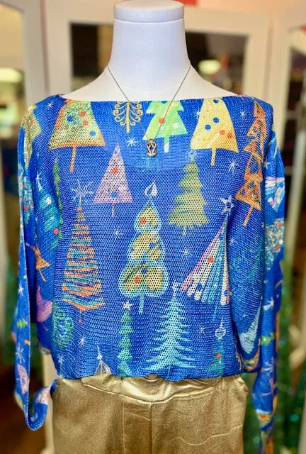 CU Blue Tree Sweater