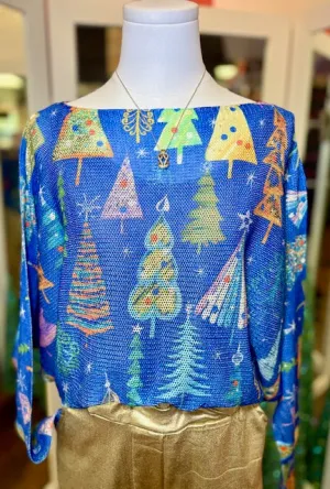 CU Blue Tree Sweater