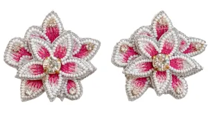 Dahlia Flower Earrings