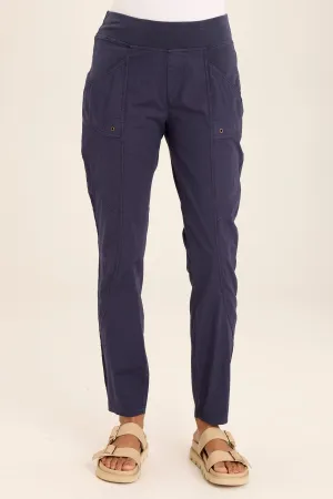 Dalia Slim Stretch Poplin Pant