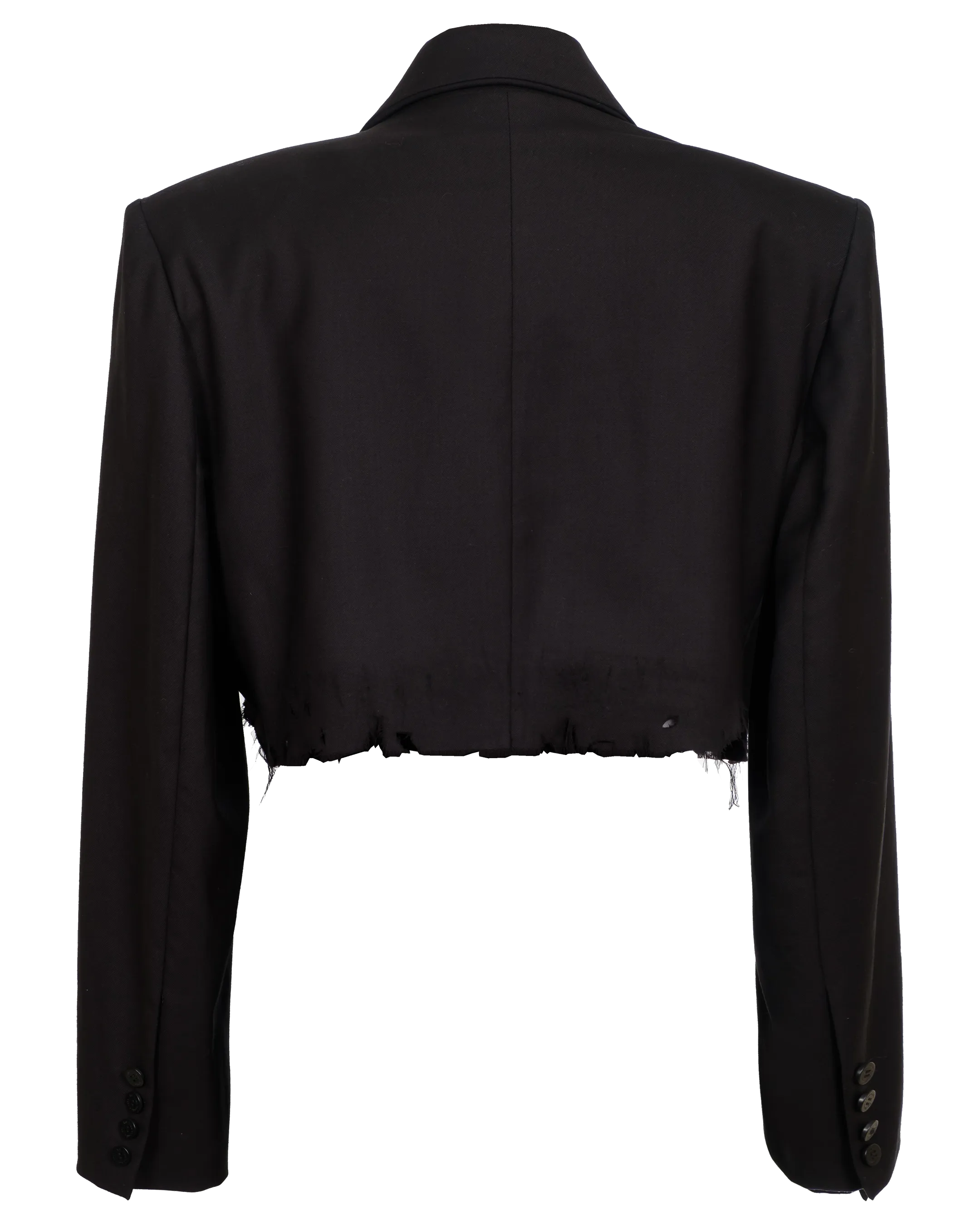 Destroyed Cropped Blazer