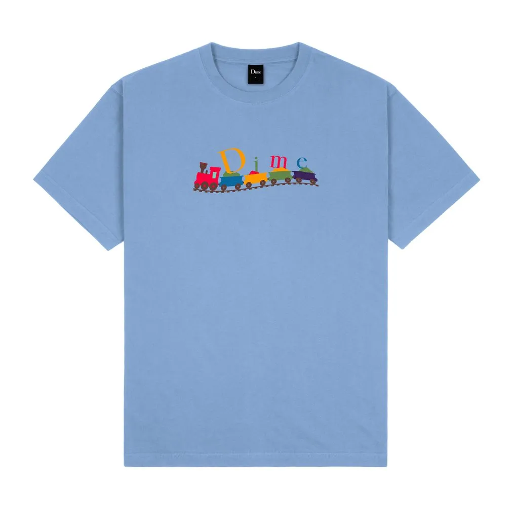 Dime MTL Train T-Shirt Carolina Blue