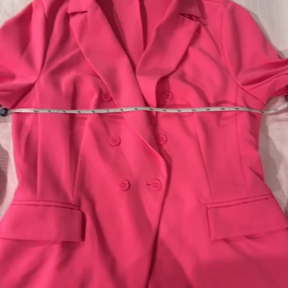 double breasted blazer and shorts set
