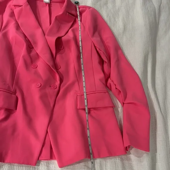 double breasted blazer and shorts set