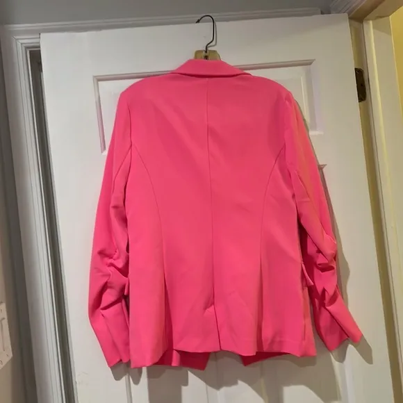 double breasted blazer and shorts set