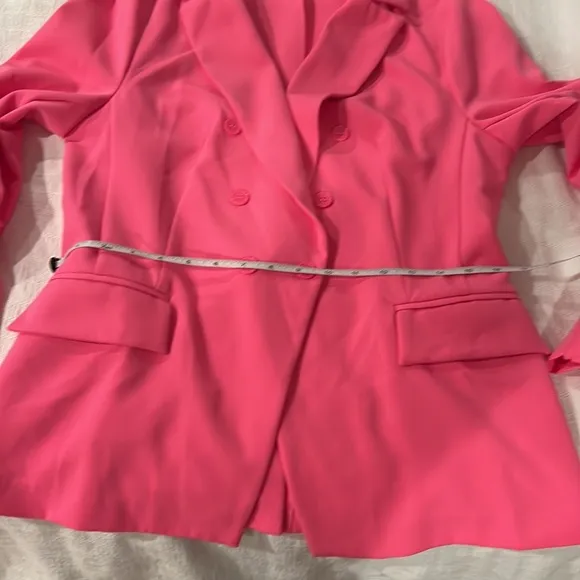 double breasted blazer and shorts set